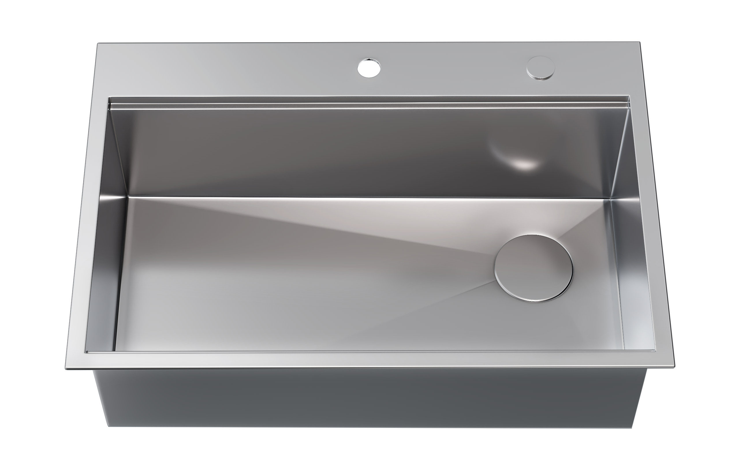 RWS-32 | 32" Workstation Single Basin Stainless Steel Kitchen Sink