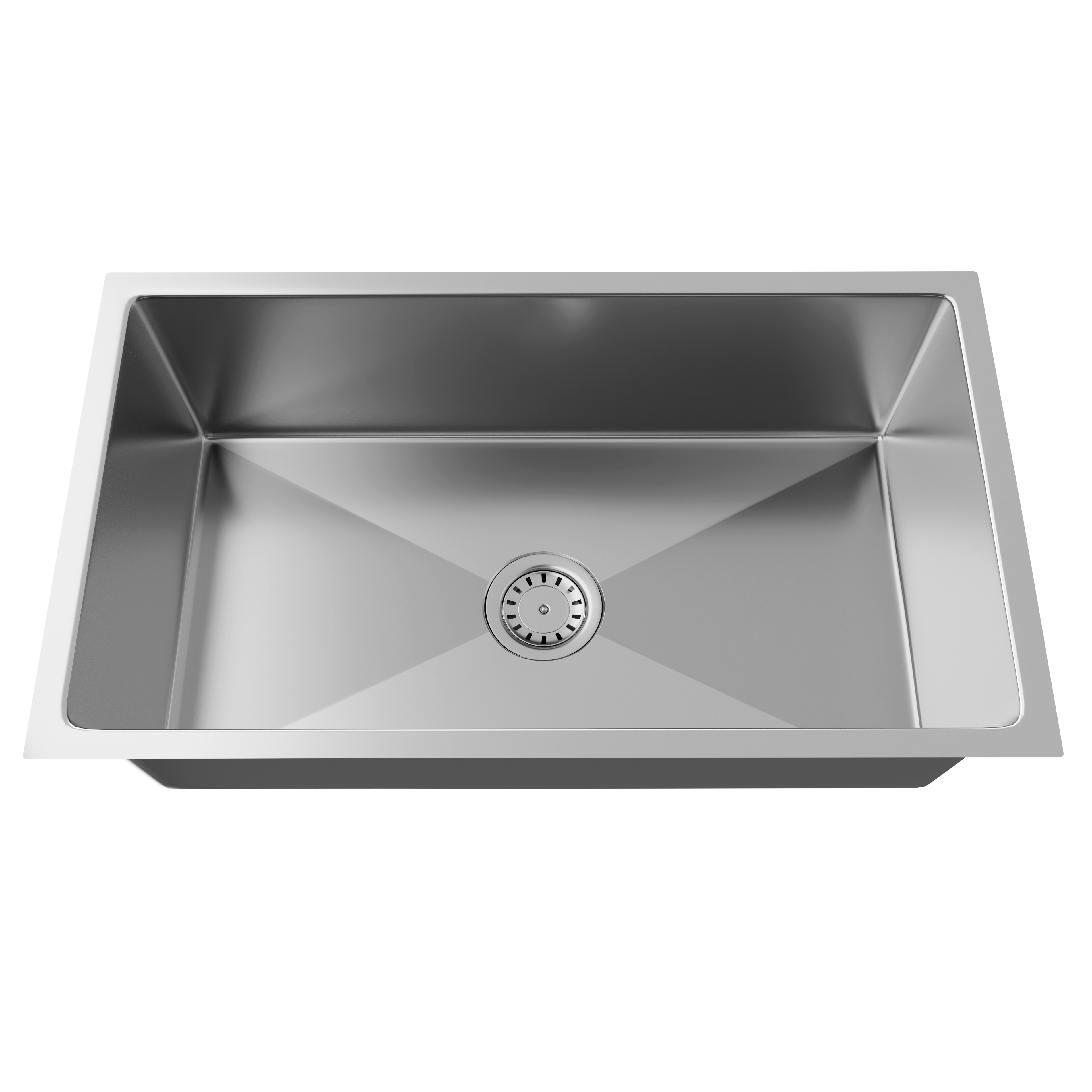 E-3018 Large Single Bowl (30x18) Stainless Steel Kitchen Sink